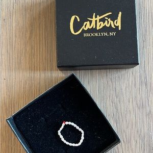 Catbird Pearl buffet ring